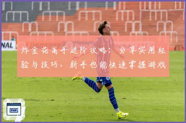 炸金花高手进阶攻略：分享实用经验与技巧，新手也能快速掌握游戏节奏